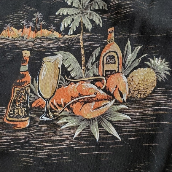 🤴👔🌴🥥🍺 Croft & Barrow Tropical Shirt - Picture 13 of 16